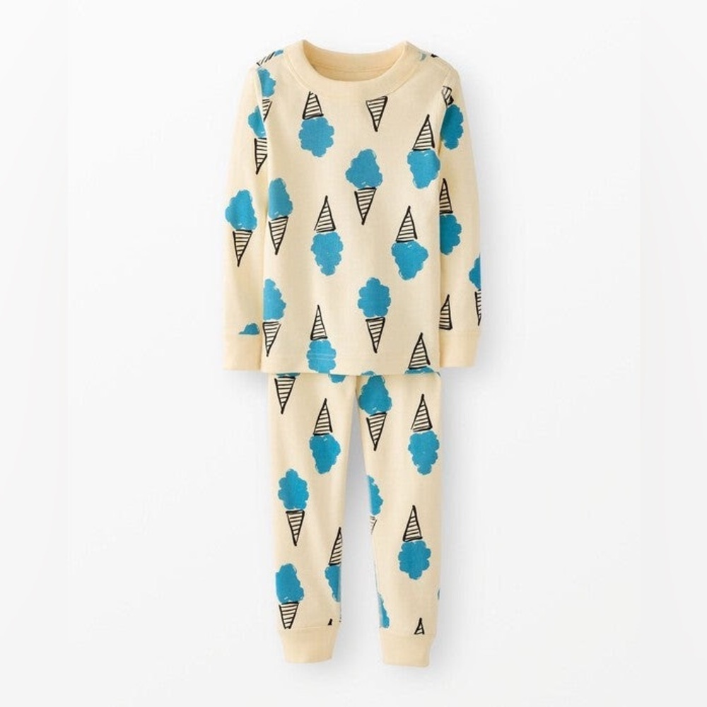 Hanna Andersson Pajama Set Ice Cream Print – NEW